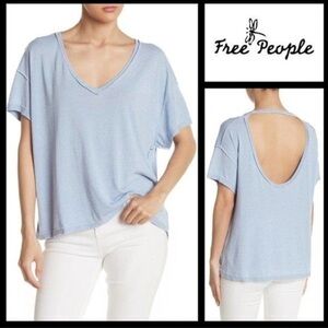 FREE PEOPLE All Mine Dreamy Clouds Tee. NWT.